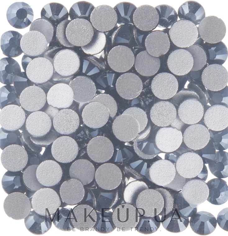 Decorative Nail Crystals 'Jet Satin', size SS 10, 100pcs - Kodi Professional — photo N1