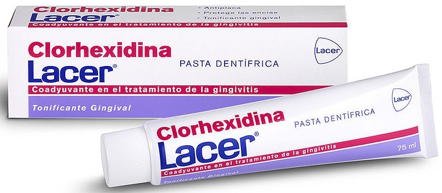 Toothpaste - Lacer Chlorhexidine Toothpaste — photo N1