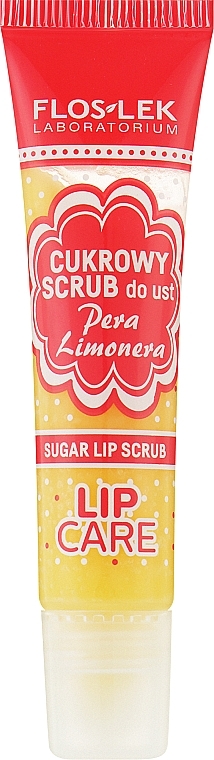 Sugar Lip Scrub - Floslek Lip Care Sugar Lip Scrub Pear — photo N1