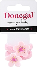 Fragrances, Perfumes, Cosmetics Hair Ties, FA-5659, pink flowers - Donegal