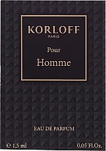 Korloff Paris Pour Homme - Eau de Parfum (sample) — photo N1