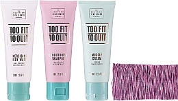 Set - The Scottish Fine Soaps Company To Fit To Quit (b/wash/75ml + sch/cond/75ml + b/cr/75ml + hairband) — photo N3