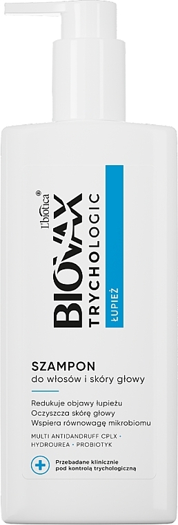 Scalp & Hair Anti-Dandruff Shampoo - L'biotica Biovax Trichologic Shampoo — photo N1