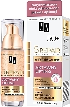 Face Lifting Serum - AA Cosmetics Technologia Wieku 5Repair 50+ Serum — photo N1