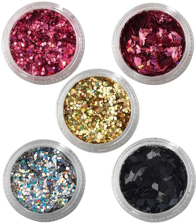 Fiesta Nail Glitter Set, 10 pcs - Nail Glitter Set — photo N3