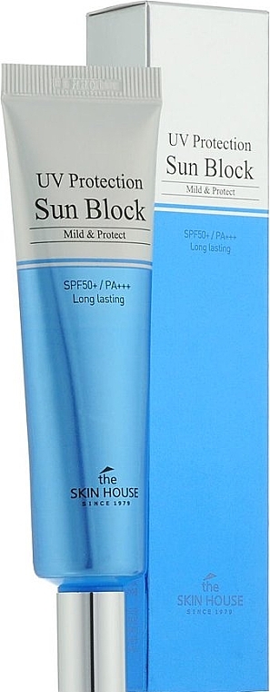 Waterproof Sunscreen - The Skin House UV Protection Sunblock Mild & Protect SPF50+/PA+++ — photo N1