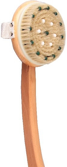 Massage Body Brush 1901, wooden handle - Top Choice Wooden Brush Massager — photo N1