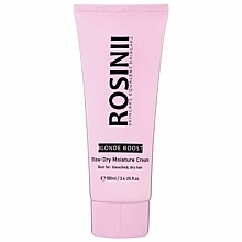 Fragrances, Perfumes, Cosmetics Moisturising Cream for Blonde Hair - Rosinii Blonde Boost Blow Dry Moisture Cream