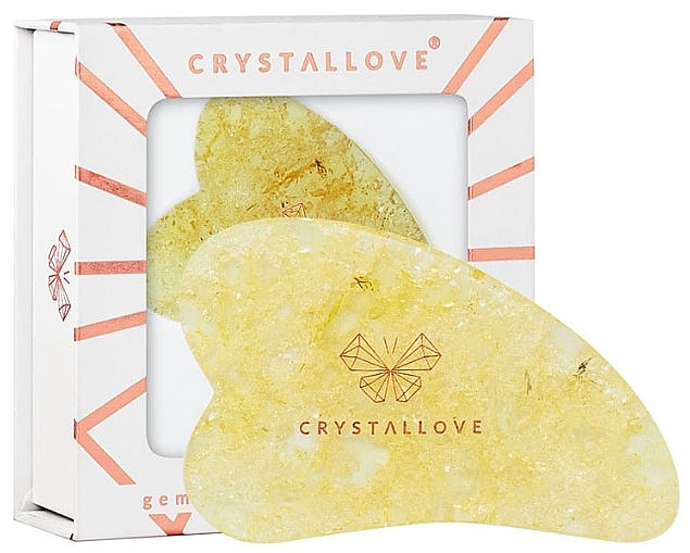 Facial Massager - Crystallove Lemon Amber Gua Sha — photo N22