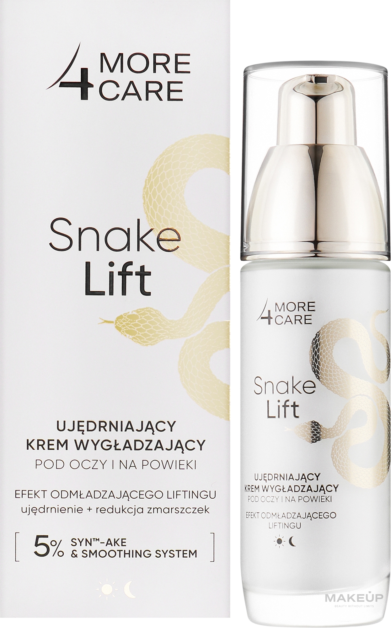 Firming Eye Cream - More4Care Snake Lift Firming Eye Smoothing Cream — photo 35 ml