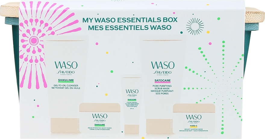 Face Care Set, 5 products - Shiseido Waso — photo N1