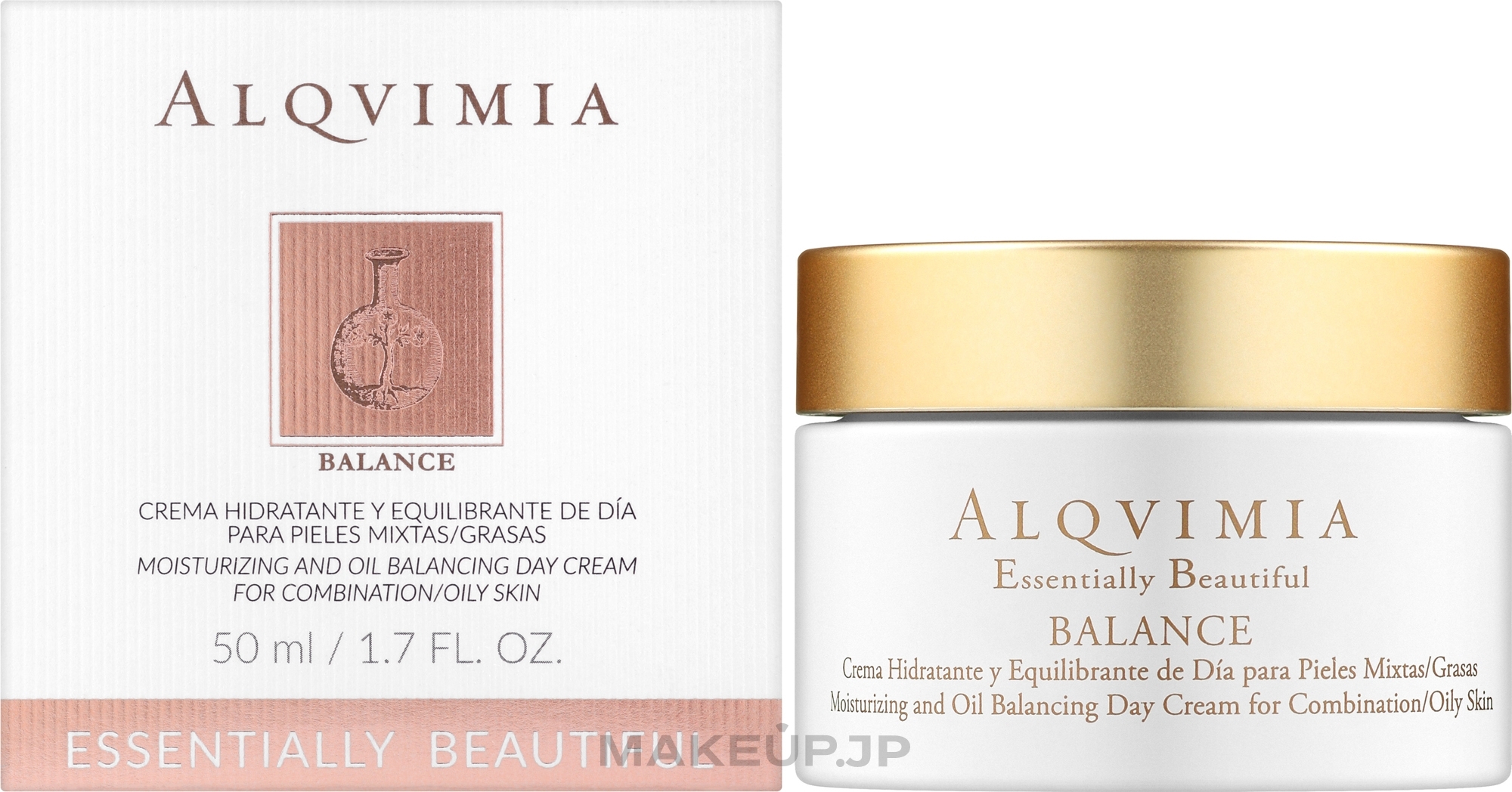 Balancing Day Cream for Oily & Combination Skin - Alqvimia Essentially Beautiful Balance — photo 50 ml