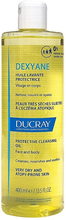 Protective Cleansing Face & Body Oil - Ducray Dexyane Protective Cleansing Oil — photo N1