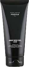 Hair Styling Gel Wax - Previa Man Wax Gel Shine — photo N1