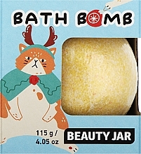 Bath Bomb - Beauty Jar Enthusiastic Christmas Cat — photo N1