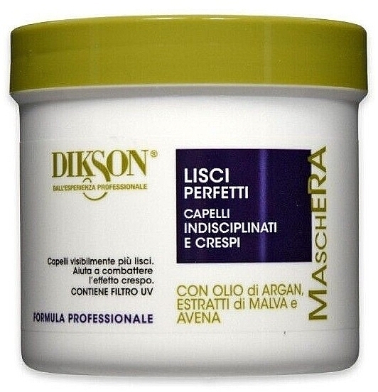 Smooth Hair Mask - Dikson Lisci Perfetti Mask — photo N1