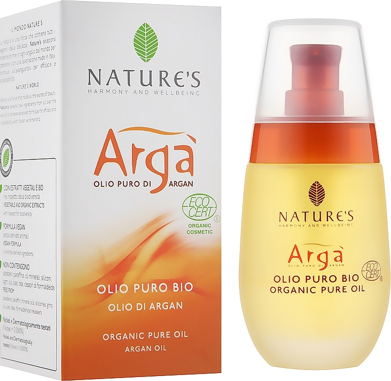 Argan oil - Nature's Arga Organic Pure Oil — photo N2
