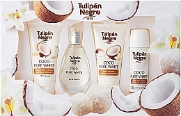 Fragrances, Perfumes, Cosmetics Tulipan Negro Coco Pure White - Set (edt/50ml + b/spray/50ml + sh/gel/75ml + b/lot/75ml)