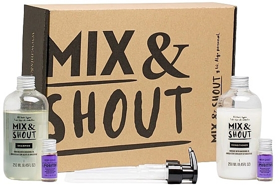 Set for All Hair Types - Mix & Shout Balancing Routine (sham/250ml + condit/250ml + ampoul/2x5ml) — photo N1