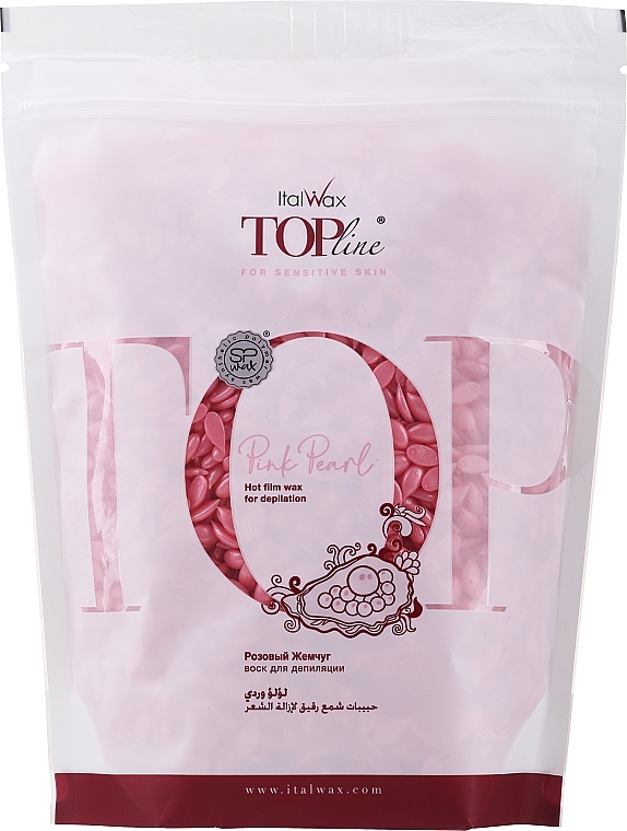 Depilation Wax in Granules "Pink Pearls" - Italwax Top Formula Pink Pearl — photo N2