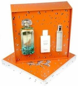 Hermes Un Jardin sur le Nil - Set (edt/100 ml + edt/15 ml + b/lot/40 ml) — photo N1