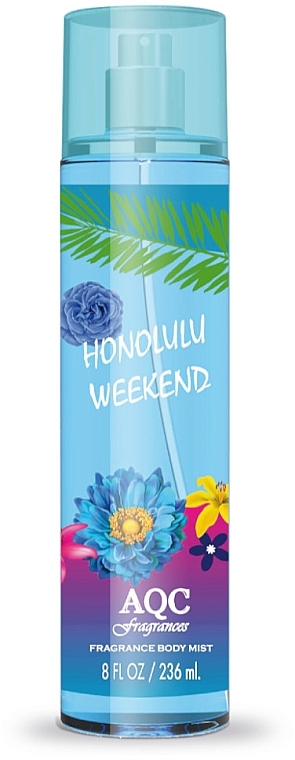 Perfumed Body Mist - AQC Fragrances Honolulu Weekend Body Mist — photo N1