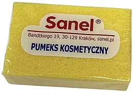 Fragrances, Perfumes, Cosmetics Colored Cosmetic Pumice, yellow - Sanel