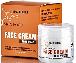 Fragrances, Perfumes, Cosmetics Face Cream - Mr.Scrubber Skin Food Pore Away