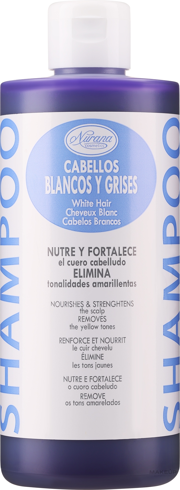 Shampoo for Blonde Hair - Nurana White Hair Shampoo — photo 470 ml