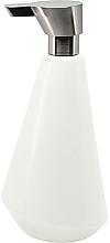 Fragrances, Perfumes, Cosmetics Liquid soap dispenser, ceramic, light grey - Spirella Essos