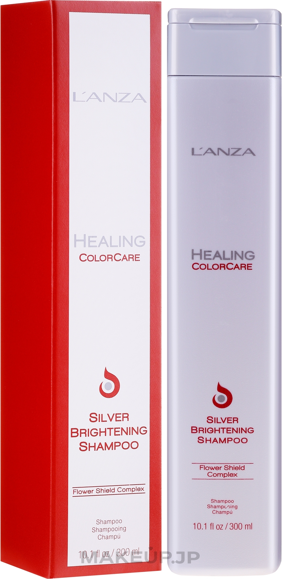 Anti-Yellow Shampoo - L'Anza Healing ColorCare Silver Brightening Shampoo — photo 300 ml