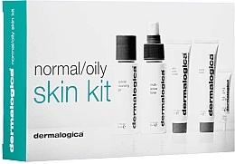 Fragrances, Perfumes, Cosmetics Set - Dermalogica Daily Skin Health Kit Normal/Oily (gel/50 ml + scr/22 ml + ton/50 ml + moist/22 ml + balm/4,5 g)