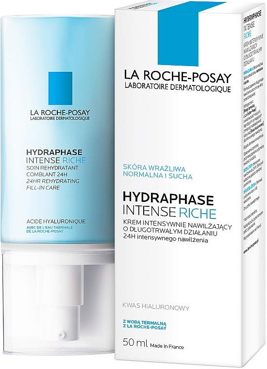 Intensive Moisturizing Cream for Dry Sensitive Skin - La Roche-Posay Hydraphase Intense Rich 50 ml — photo N5