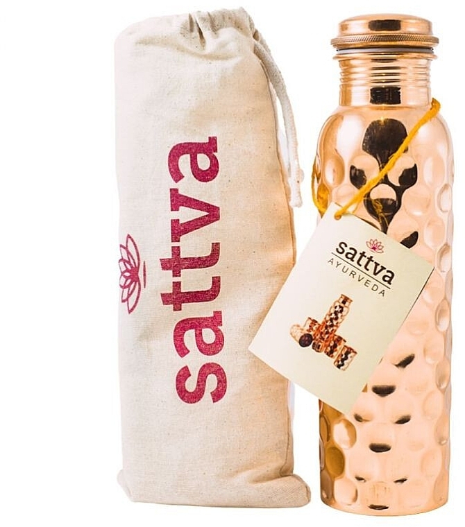 Copper Water Bottle, 950 ml - Sattva — photo N1