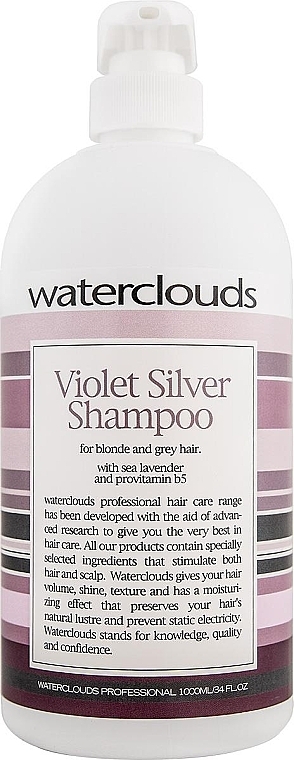 Anti-Yellow Shade Shampoo - Waterclouds Violet Silver Shampoo — photo N2