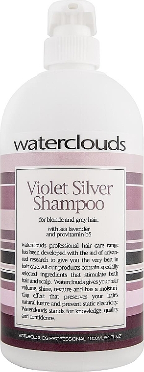 Anti-Yellow Shampoo - Waterclouds Violet Silver Shampoo — photo N2