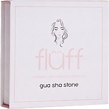 Fragrances, Perfumes, Cosmetics Massage Face Stone, pink - Fluff Gua Sha Stone