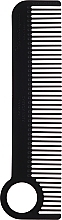 Fragrances, Perfumes, Cosmetics Hair Comb, black - Chicago Comb Co CHICA-1-CF Model № 1 Carbon Fiber