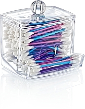 Container for Cotton Pads 8,8x10,5x6 cm, transparent - BoxUp — photo N7