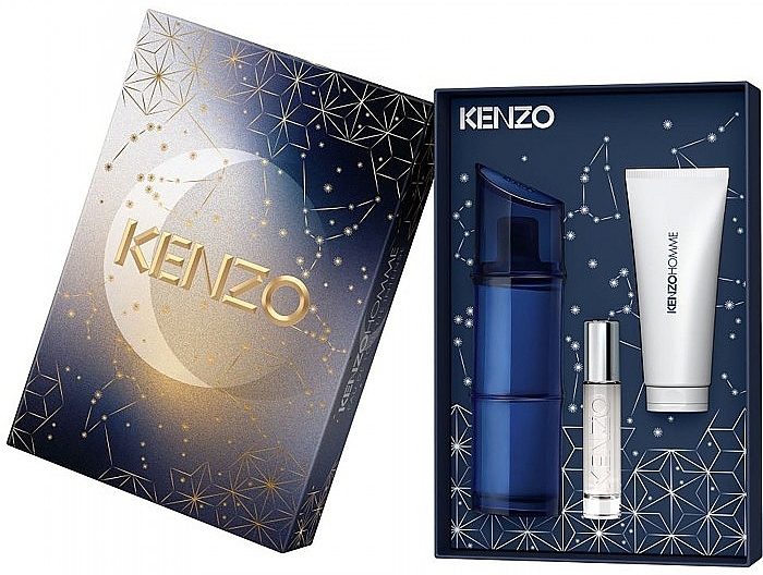 Kenzo Homme Intense - Set (edt/110 ml + edt/mini/10 ml + sh/gel/75 ml) — photo N2