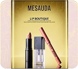 Fragrances, Perfumes, Cosmetics Set - Mesauda Milano Kit Lip Boutique (lipstic/3g+ l/gloss/2ml + l/pencil/0.8g)