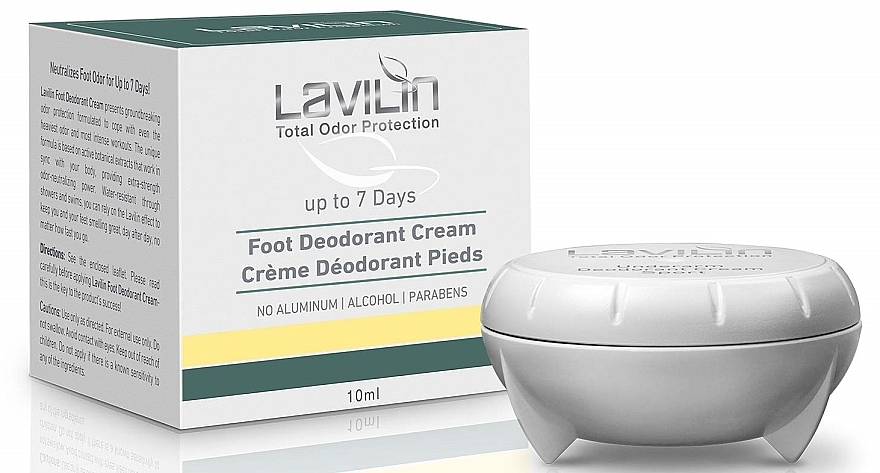 Foot Deodorant Cream '7 Days' - Lavilin 7 Day Foot Deodorant Cream — photo N1