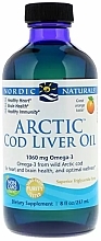 Dietary Supplement with Orange Flavor 1060 mg "Omega-3" - Nordic Naturals Arctic Cod Liver Oil — photo N1