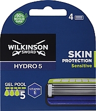 Fragrances, Perfumes, Cosmetics Refill Cartridges, 4 pcs - Wilkinson Sword Hydro 5 Sensitive