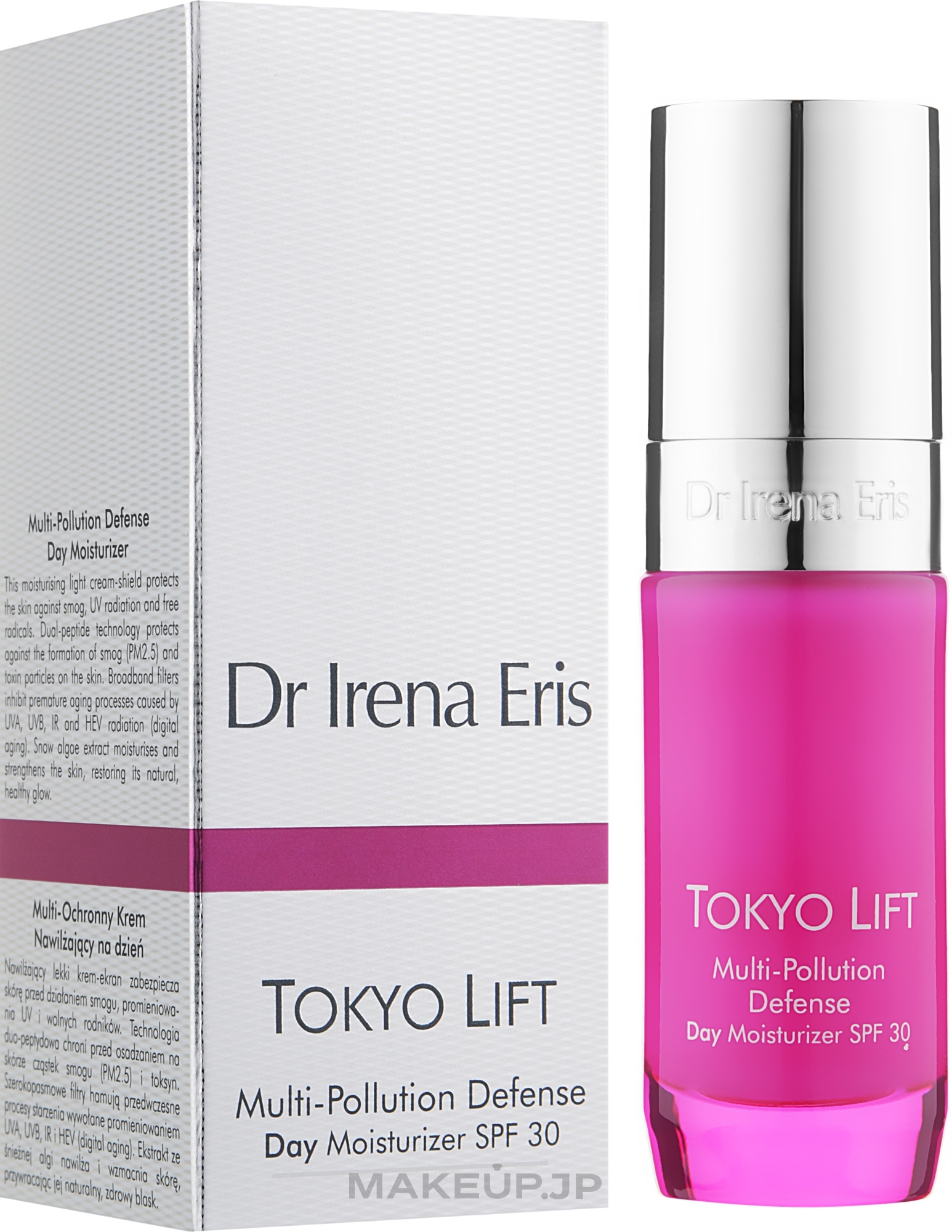 Moisturizing Day Cream for Face - Dr. Irena Eris Tokyo Lift Multi-Pollution Defense Day Moisturizer SPF 30  — photo 30 ml