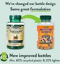 Food Supplement 'Turmeric & Black Pepper', 600mg - Holland & Barrett High Strength Turmeric with Black Pepper — photo N2