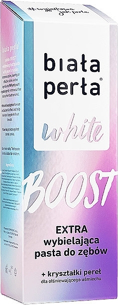 ホワイトニング歯磨き粉 - Biala Perla Extra White Boost Toothpaste — photo N1