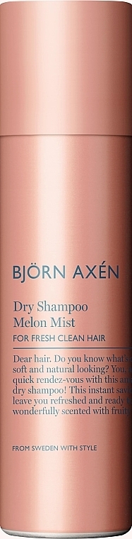 Dry Shampoo with Melon Scent - BjOrn AxEn Dry Shampoo Melon Mist — photo N1