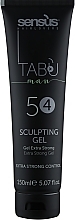 Fragrances, Perfumes, Cosmetics Strong Hold Hair Gel - Sensus Tabu Sculpting Gel 54	