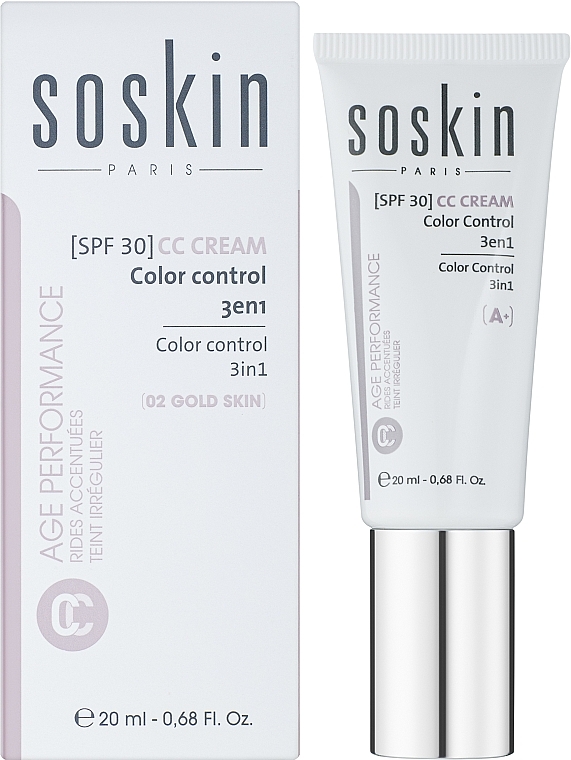 3-in-1 CC Cream - Soskin CC Cream Color Control 3 In 1 — photo N1